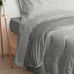 Foppapedretti Notte & Natura Pearl Wave duvet cover for double bed, 100% cotton cover, made in Italy Duvets and quilts Naty Shop