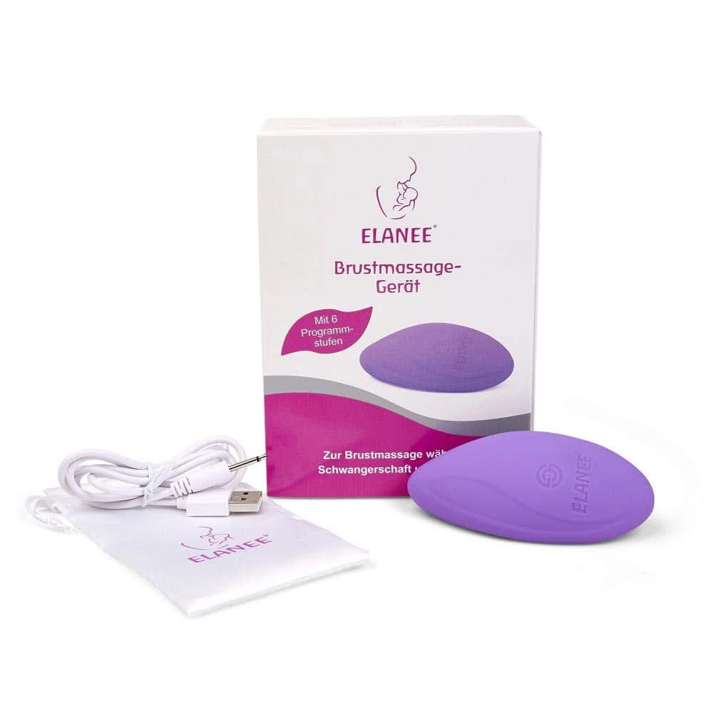 ELANEE Brustmassage-Gerät Für Schwangerschaft Und Stillzeit, Sanfte Massage Der Brust, Lockerung Des Brustgewebes, Anregung Milchfluss (223-00), 1 Stück (1Er Pack) Accessories Food and Breastfeeding Bebe Naty Shop
