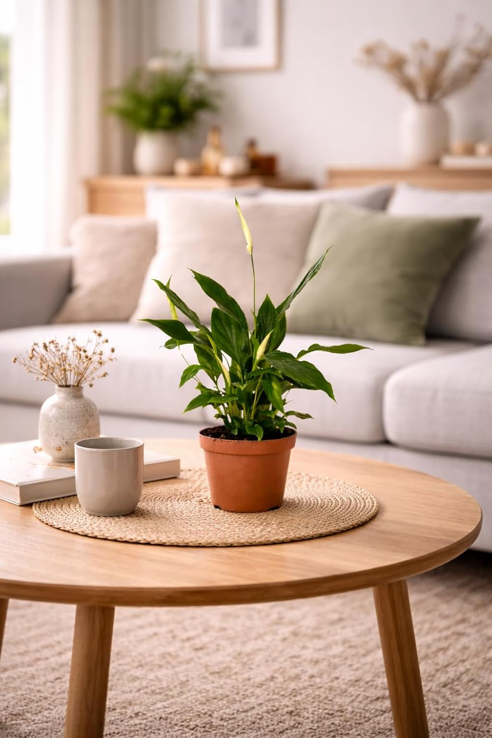 Spathiphyllum 'Bingo Cupido' 80 Cm - Einblatt Scheidenblatt Friedenslilie Blattfahne