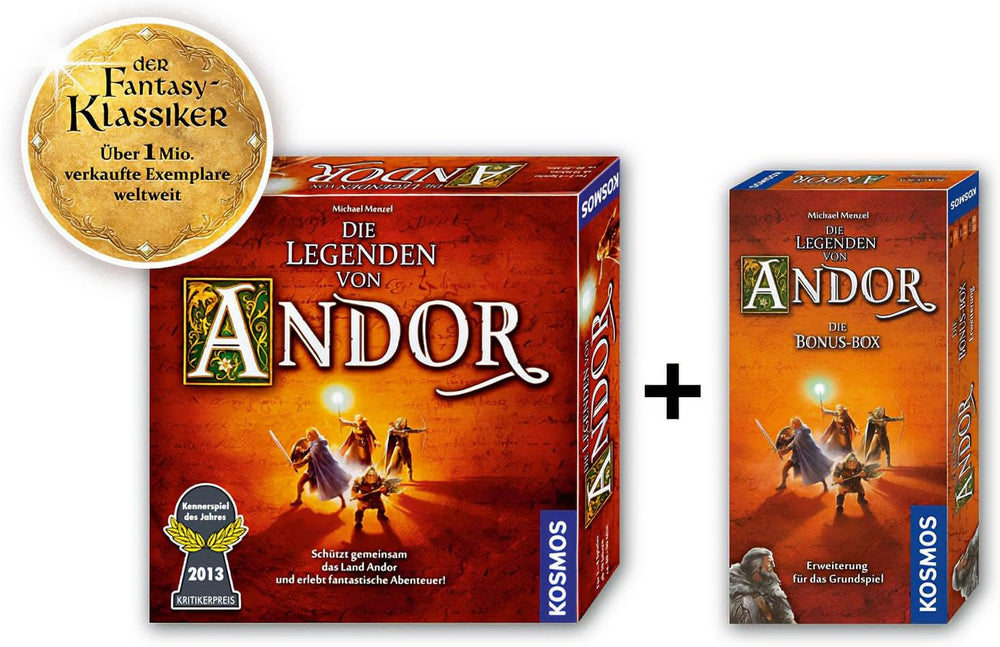 Kosmos 684358 Andor - Bonus Box, a varied expansion for the fantasy classic Legends of Andor, for ages 10 and up