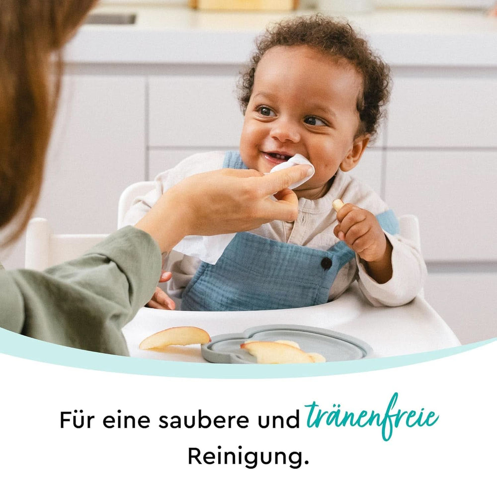 LILLYDOO Feuchttücher Gesicht & Hände 160 Stück (8 X 20), 100% Plastikfrei Naty Shop