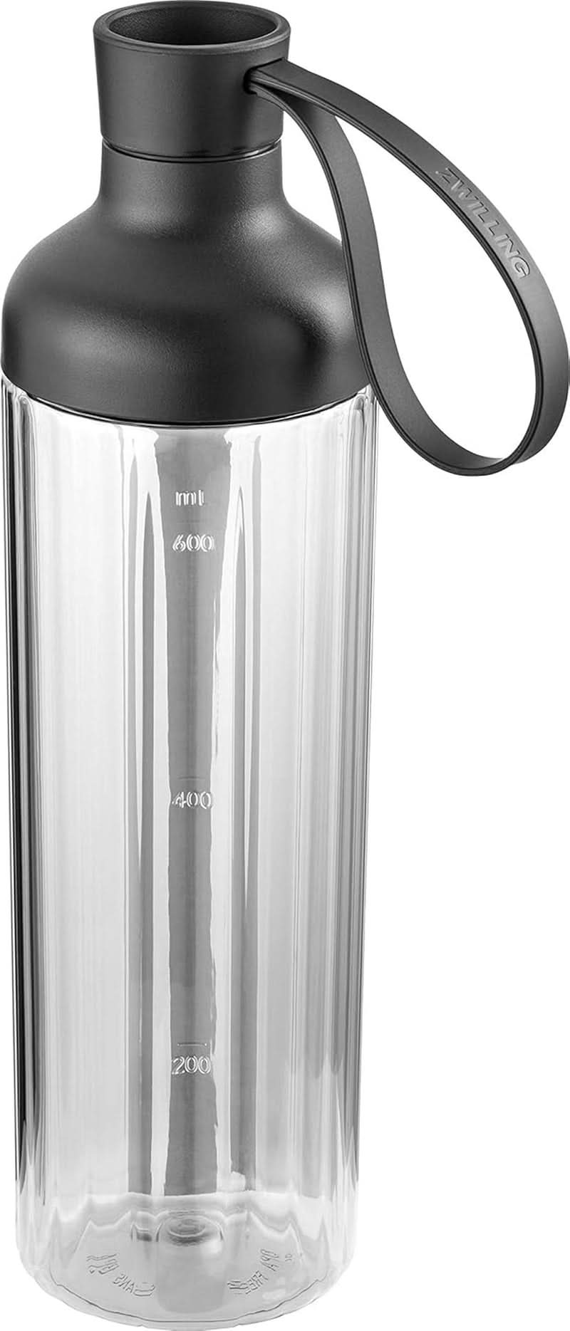 ZWILLING Stand mixer, Smoothie Maker, Inkl. Trinkflasche Mit Verschluss, 600 Ml, 300 Watt, Edelstahl/Kunststoff, Schwarz Kitchen Naty Shop Zubehör Trinkflasche