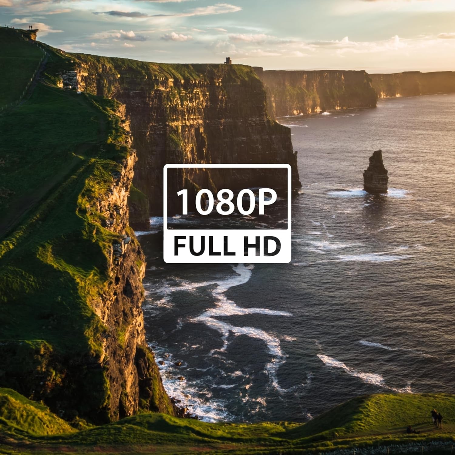 Televizor Cecotec - televizor LED de 40 de inci, rezoluție Full HD - Seria 0 0040. Sistem Dolby, tuner DVB-T/T2/C/S/S2, difuzoare de 16 W, 3 porturi HDMI și 2 porturi USB, memorie flash