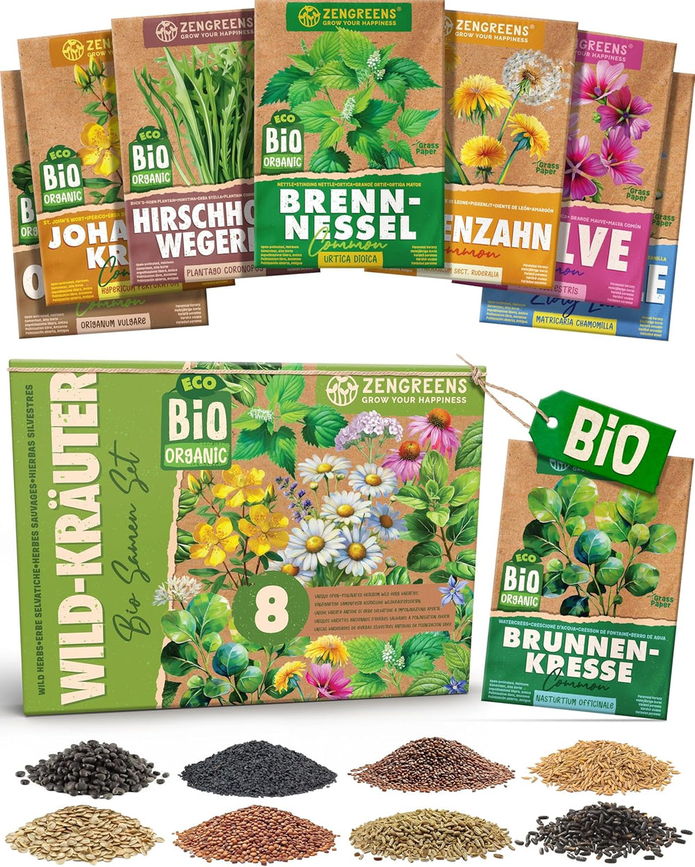 Organic Tomato Seeds in a Set of 10 - 10 Tomato Seeds for Easy Growing in the Garden, Balcony or Raised Bed - Plant Seeds - Seedlings