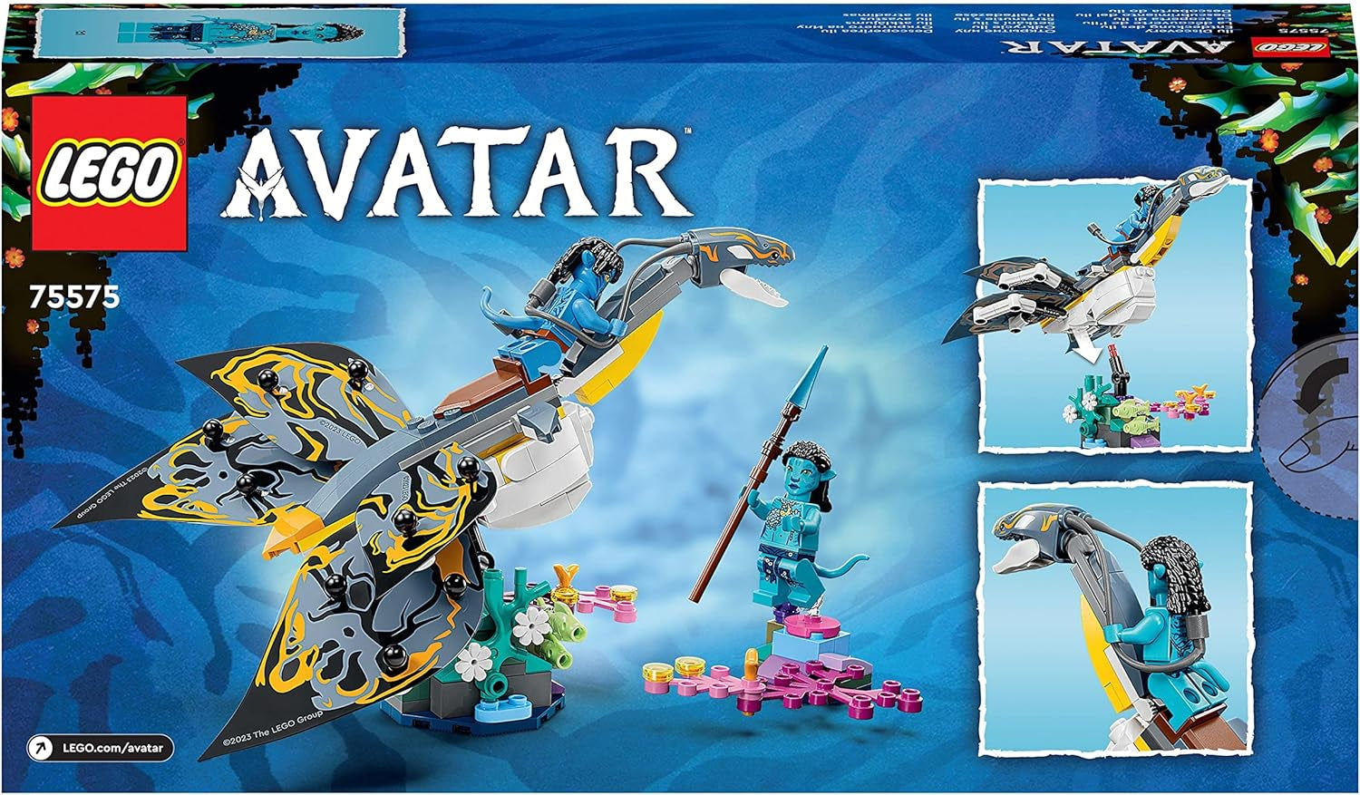 LEGO Avatar The Discovery of Ilu Water Path Building Toy with Underwater Figure Pandora Collection Set for Kids and Movie Fans 8 Years and Up 75575 Building Sets Besuche den LEGO-Store
