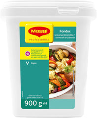 Maggi Professional Fondor Universal-Würzmittel o.k.A., vegan Würzmischung, 1er Pack (1 x 900g Gastro Box)