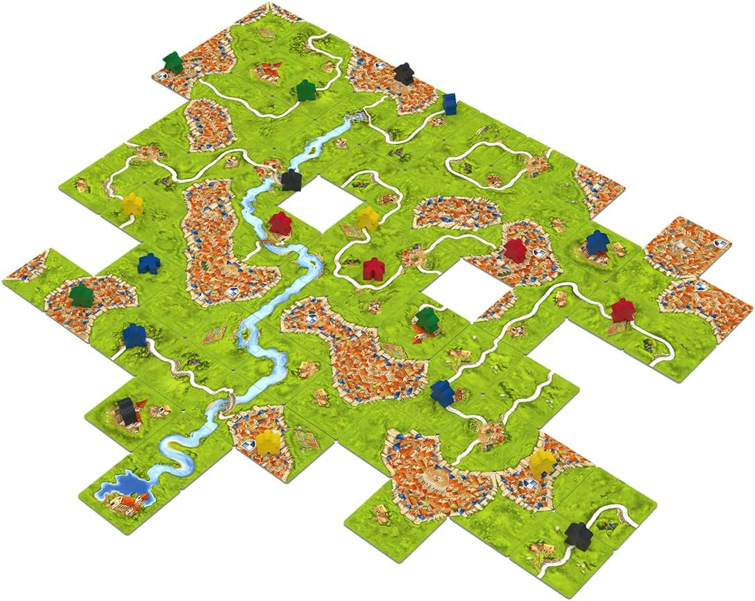 Hans im Glück, UNbox Now, Carcassonne V3.0, Core Game, Family Game, Game of the Year 2001, 2-5 Players, Ages 7+, 35 Minutes Playtime, German