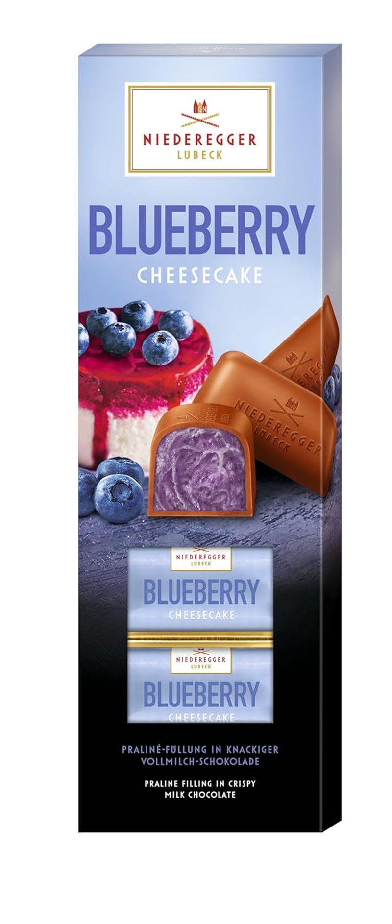 Niederegger Classic Chocolate "Blueberry Cheesecake" 100g