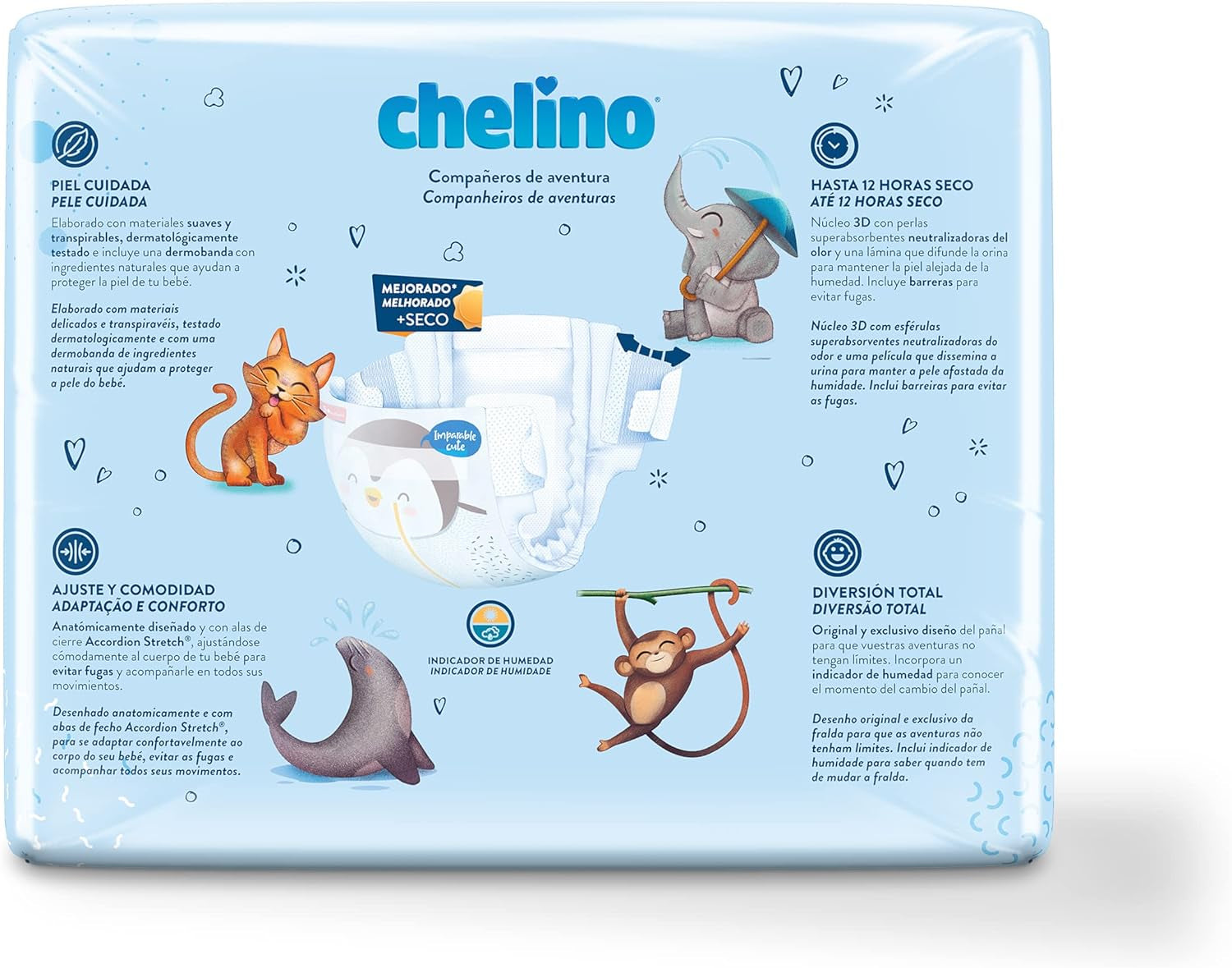 Diapers Indas Fashion & Love, Junior T 5 for 13-18 kg, (30 pieces)