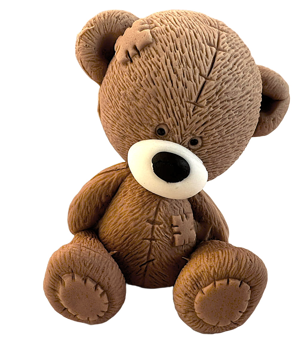 Decoratiune comestibila din pasta de zahar, Ursulet Decoratiuni din Pasta de Zahar Naty Shop