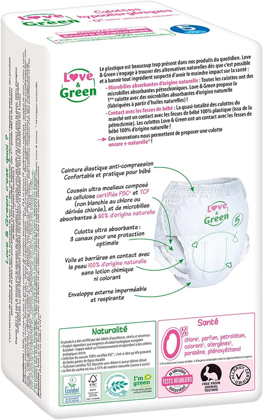 Hypoallergenic diapers, size 5, 1 pack - 18 pieces