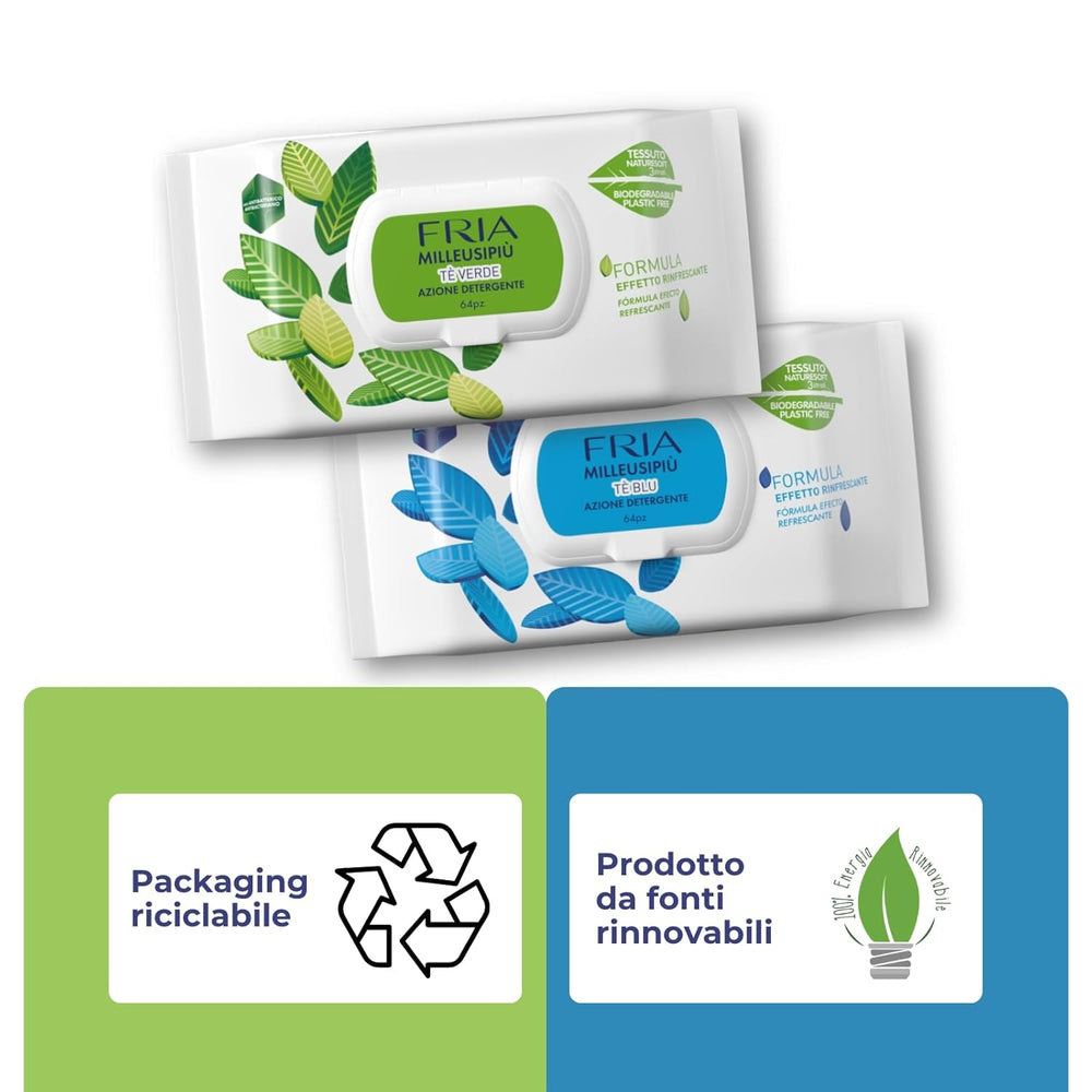 MilleusiPiu Maxi with lid, 64 wet wipes, 64 units