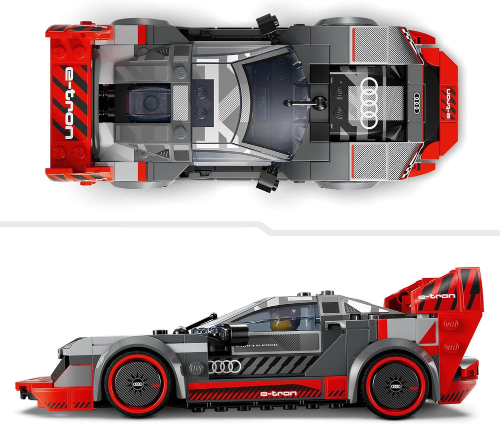 LEGO Speed Champions Audi S1 E-Tron Quattro Race Car Set with Car Toys to Build, Play and Display, Car Model for Kids, Gift for 9-Year-Old Boys and Girls 76921 Building Sets Besuche den LEGO-Store