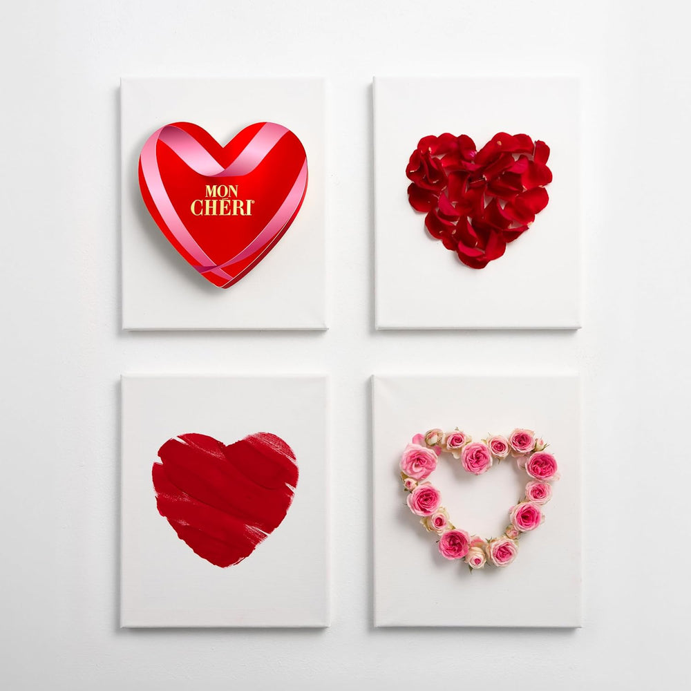 Ferrero Mon Chéri Heart - Valentine's Day Chocolate Gift for Him and Her - Crunchy Chocolate, Fruity Liqueur and Flavored Cherries - For Valentine's Day, Mother's Day and Easter - 1 Pack 147g