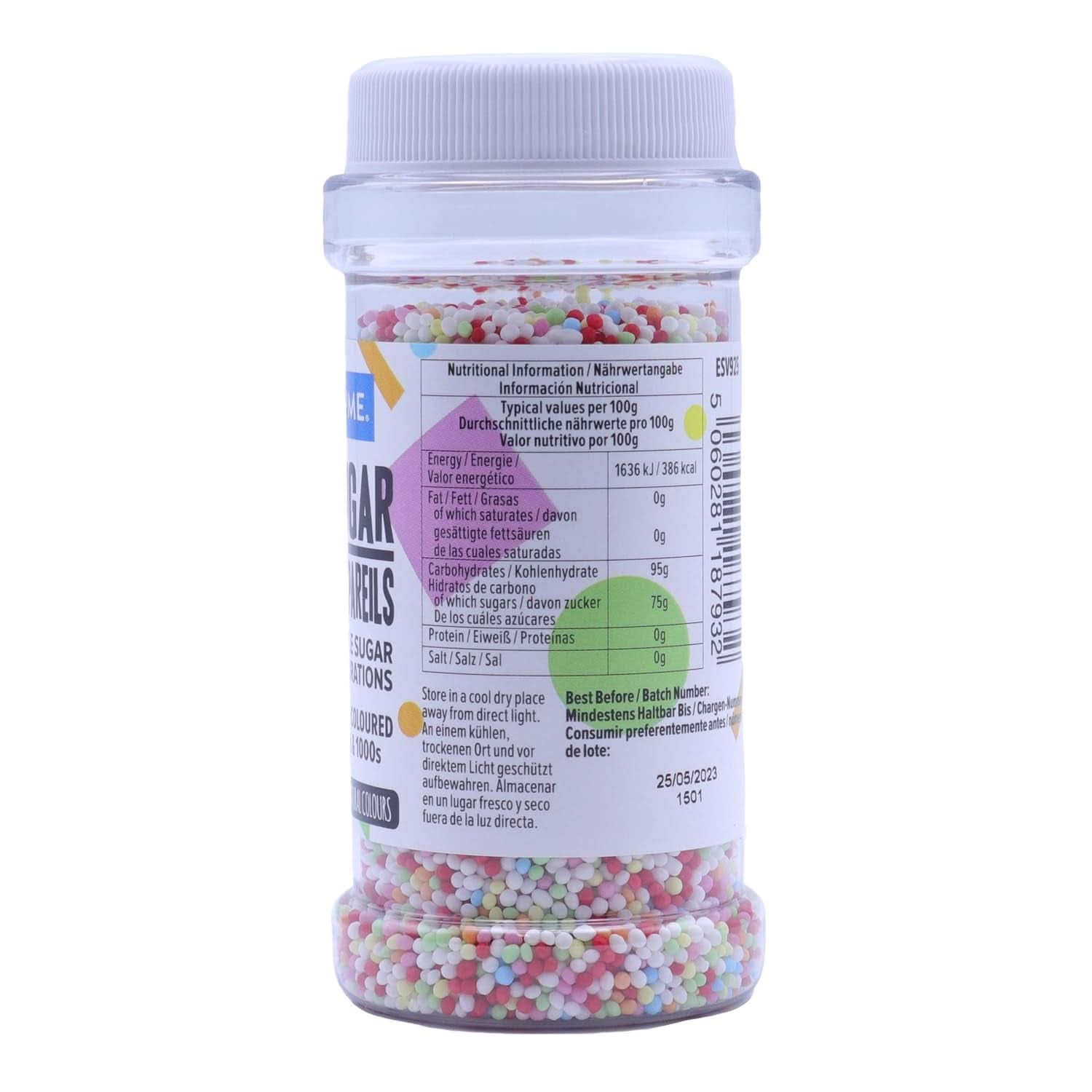 PME Nonpareilles Multicolor, 80 grame Sprinkles Naty Shop