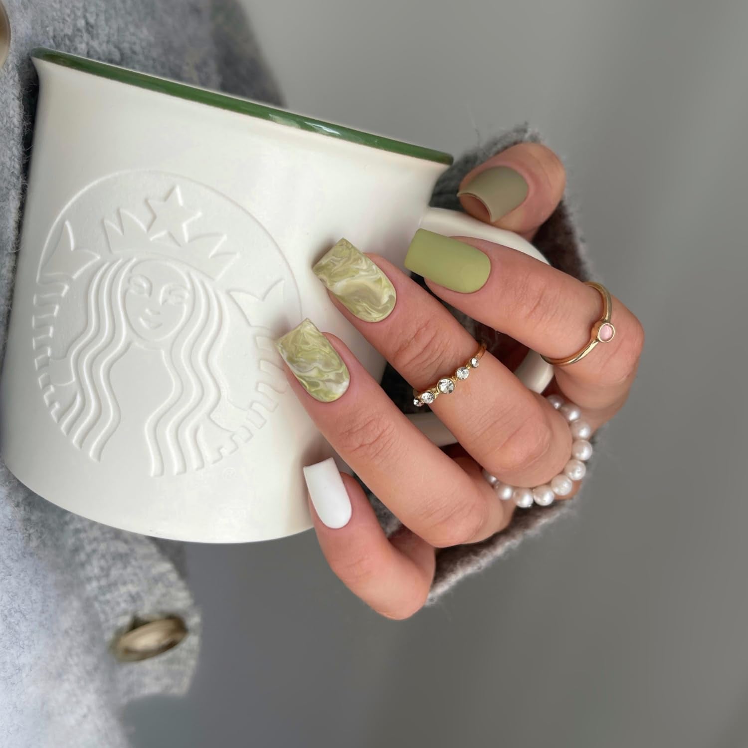 Nail polish Semilac UV 659 Matcha Latte 7 ml