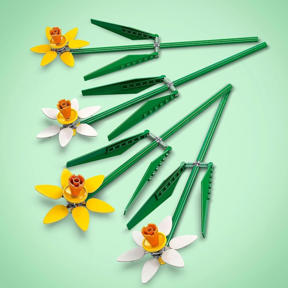Daffodils LEGO Botanicals - Easter gifts for girls and boys - Artificial flowers for children - Flower bouquet as room or office decoration - Gift for women - 40747 Building sets Besuche den LEGO-Store