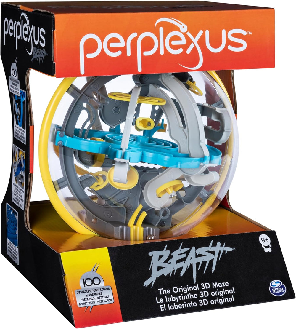 Spin Master Games - Perplexus Beast 3D Ball Maze with 100 Obstacles, Patience Game for Kids 9+ and Adults