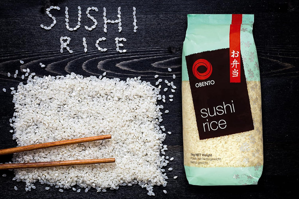 Sushi rice, sticky rice for nori rolls and other Japanese sushi specialties, 1 kg (1 pack)