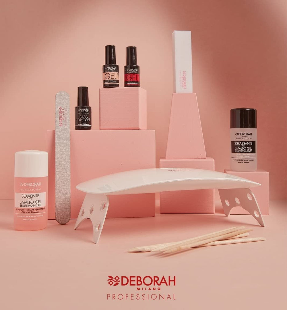 Milano Professional Nail Lacquer, halbpermanent, Nr. 32 Rose Crepe, Plumping-Effekt, langanhaltend, verleiht intensive und glänzene Nägel, 4.5 ml