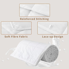 Plapumă de vară 155X220 Plapumă ușoară de vară 90 GSM plapume 155X220Cm cuvertură Plapumă subțire Utilizabilă fără capac Plapumă de răcire Soft Cosy Alb Plapumi si pilote Naty Shop