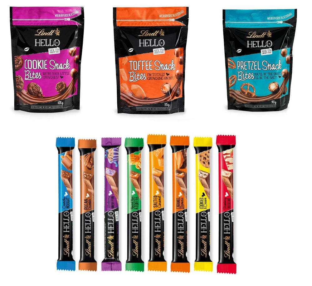 Lindt Chocolate Praline Gift Set | 477g | 5 boxes of Lindt pralines in the variants: Exquisite, Mini Praline, LINDOR Gift, Small Thank You, From the Heart | Praline gift | Chocolate gift