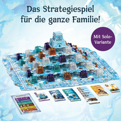 KOSMOS 683801 Nunatak - Temple of Ice, Family Game, Cool 3D Setup, 3D Ice Game Pieces, Strategy Game, Board Game, Party Game
