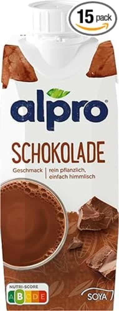 Alpro Chocolate Soy Drink - Vegan, Lactose Free, Gluten Free