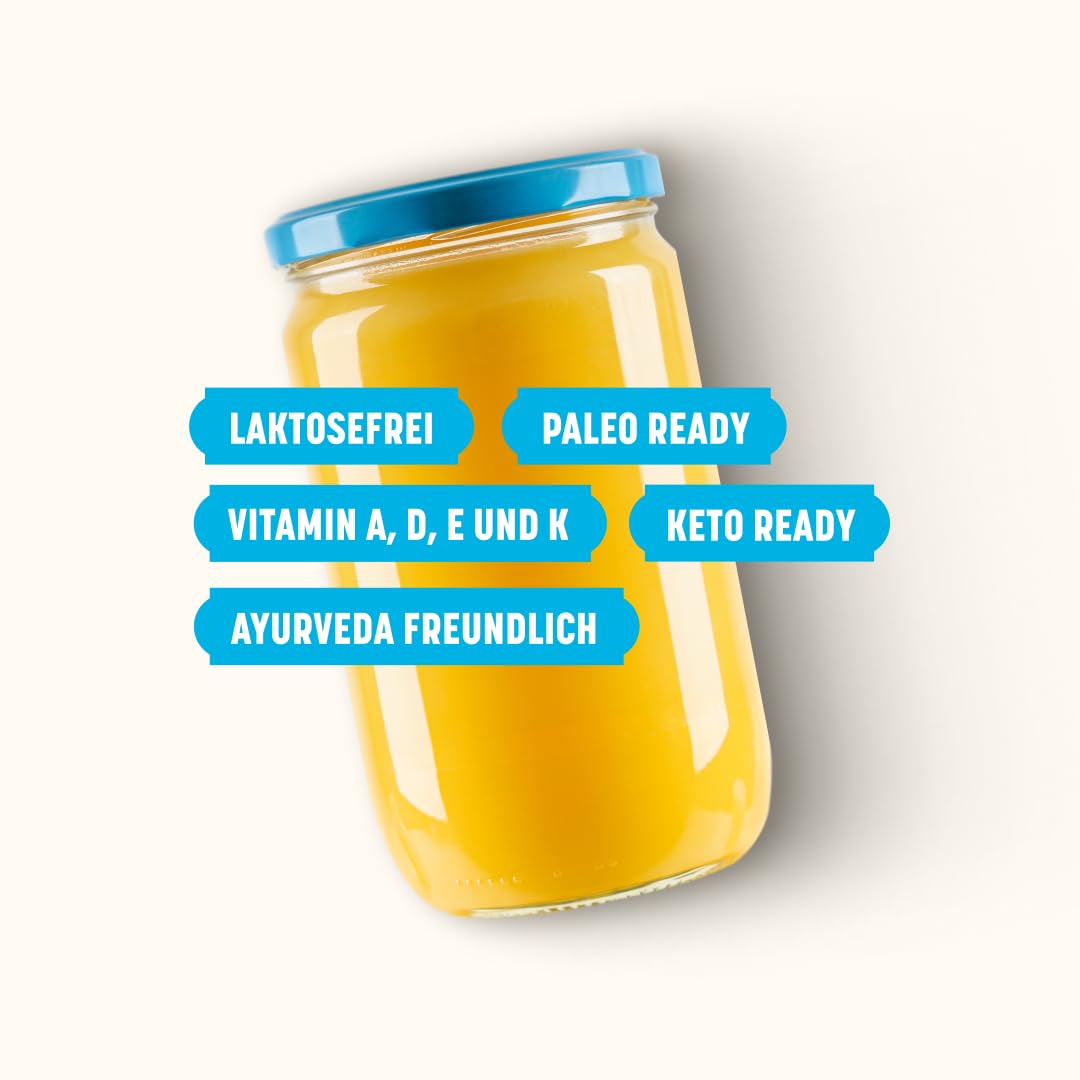 Ghee Butter BIO 600 g - Ideal for Frying and Baking Lactose Free