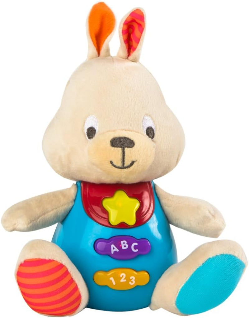winfun 85178 elefant de jucărie moale pentru bebeluși, vorbitor și cu lumini colorate, limba: spaniolă Jucarii Bebe Naty Shop Iepure