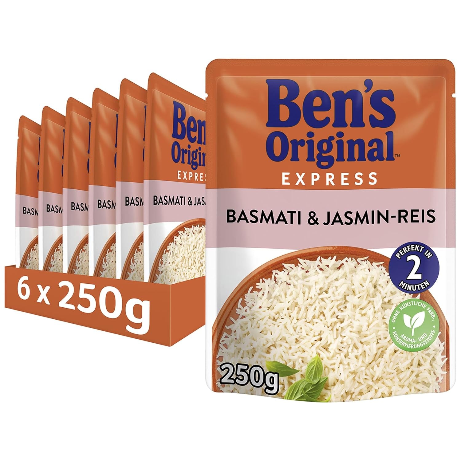 BEN'S ORIGINAL™ Express Basmati Rice 6 x 220g