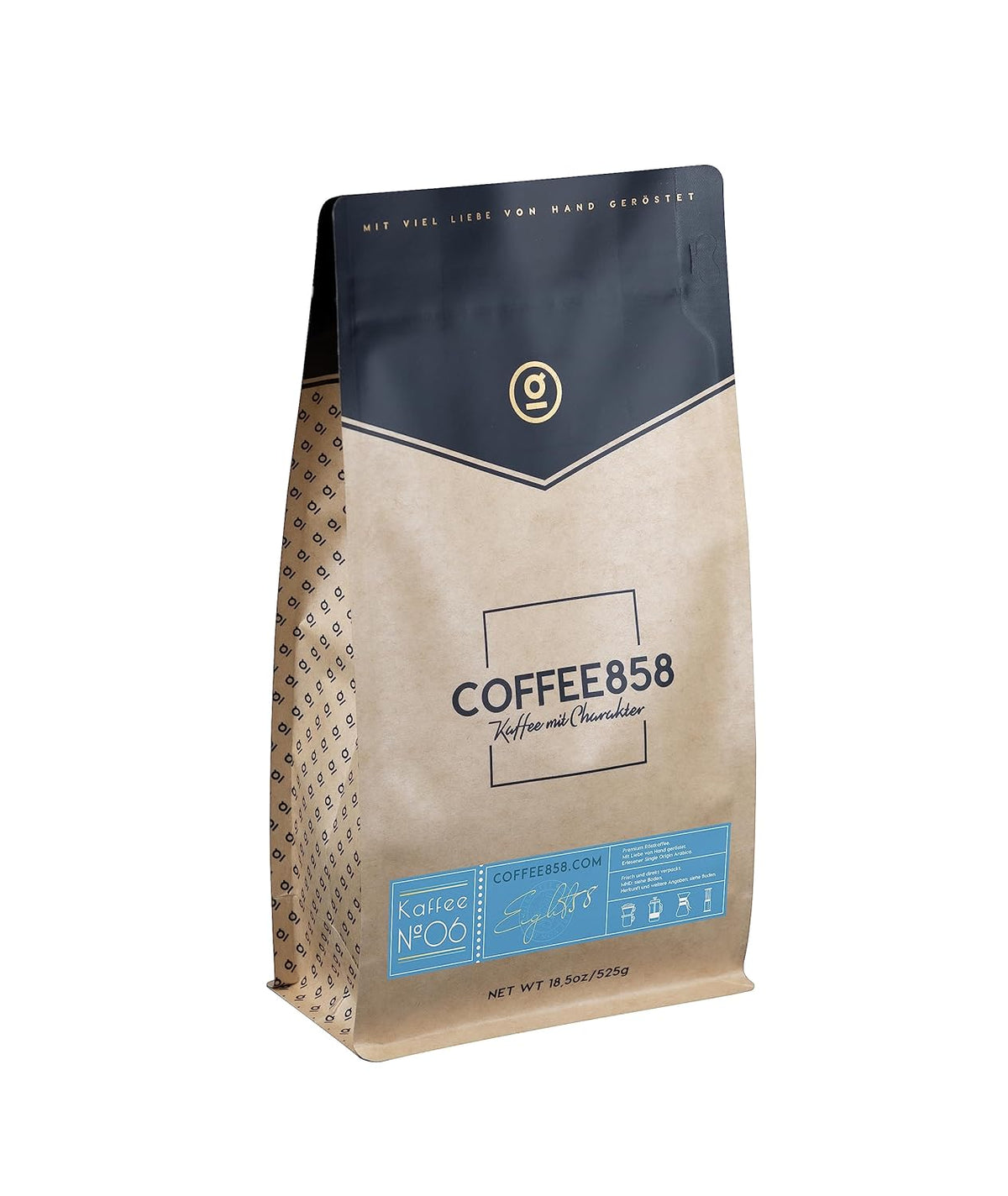 Boabe de cafea din Guatemala (nr. 6) - Cea mai fină Arabica de origine unică de la Coffee858 (525g)