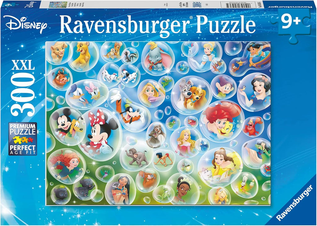Ravensburger Puzzle 80536 - Disney Soap Bubbles, 300 piese puzzle jigsaw pentru fanii Disney cu vârsta de peste 9 ani Puzzle Naty Shop Titlu implicit
