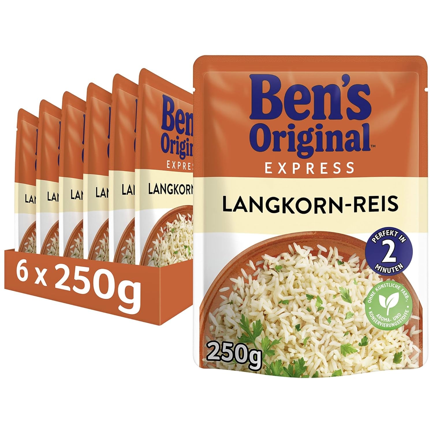 BEN'S ORIGINAL™ Express Basmati Rice 6 x 220g