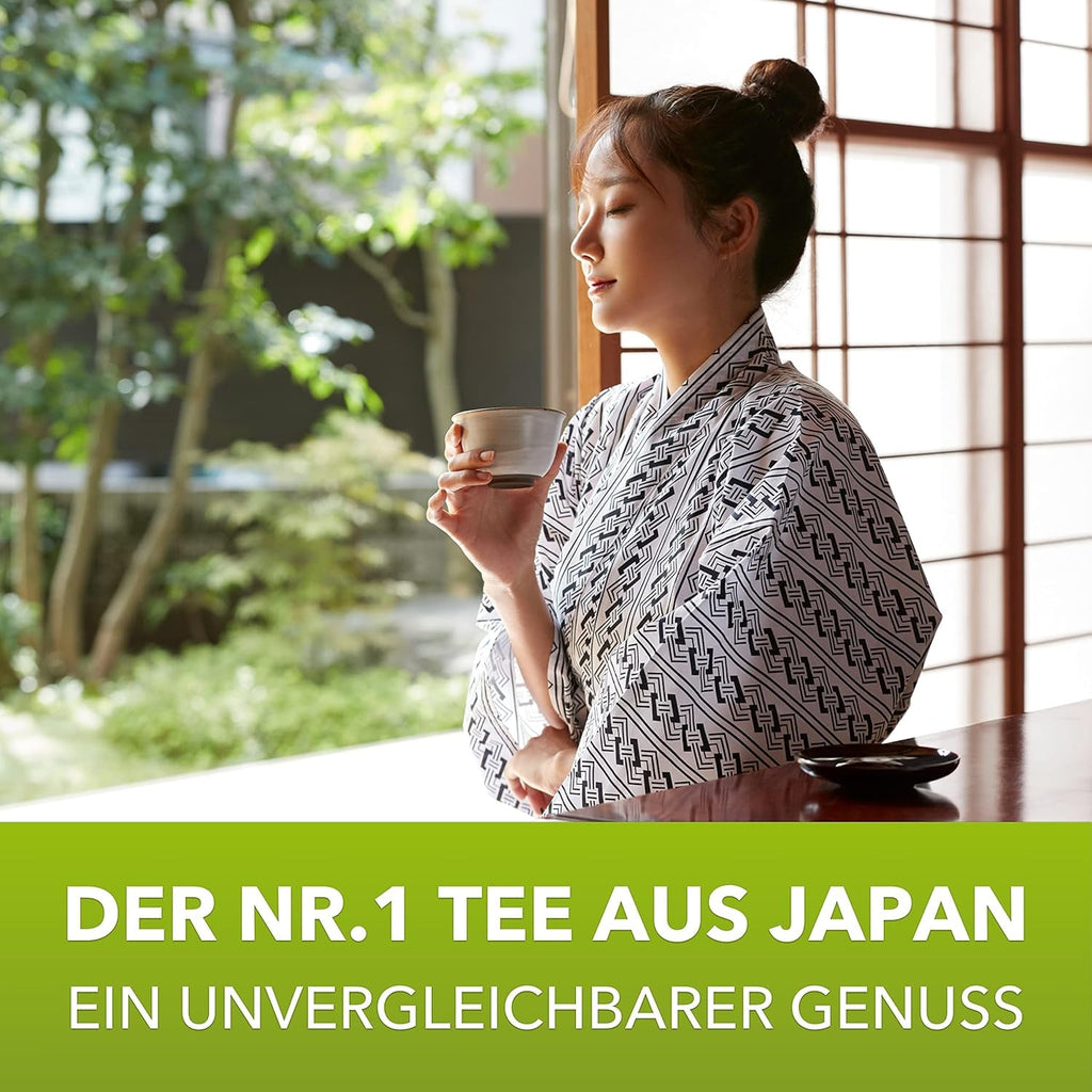 Matchamagic Sencha organic - Ceai verde japonez 80 g - Frunze vrac - Ceai verde aromat - Alternativă la Matcha