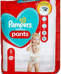 Diapers Pampers Baby-Dry Pants size 5, 21 pcs.