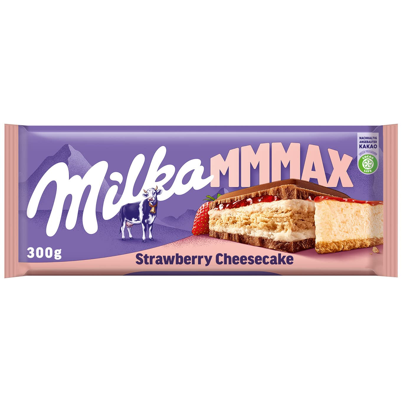 Milka Mmax Triolade – Alpine milk chocolate with white and dark chocolate – 280g