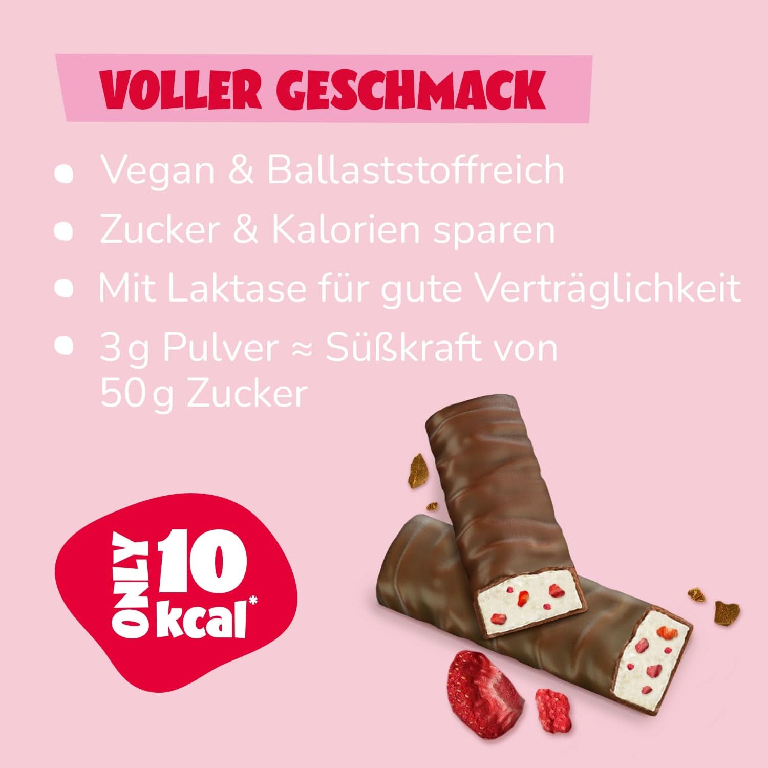 Ahead Flavor Powder, Strawberry Chocolate 250 grams, 83 servings Flavors Naty Shop