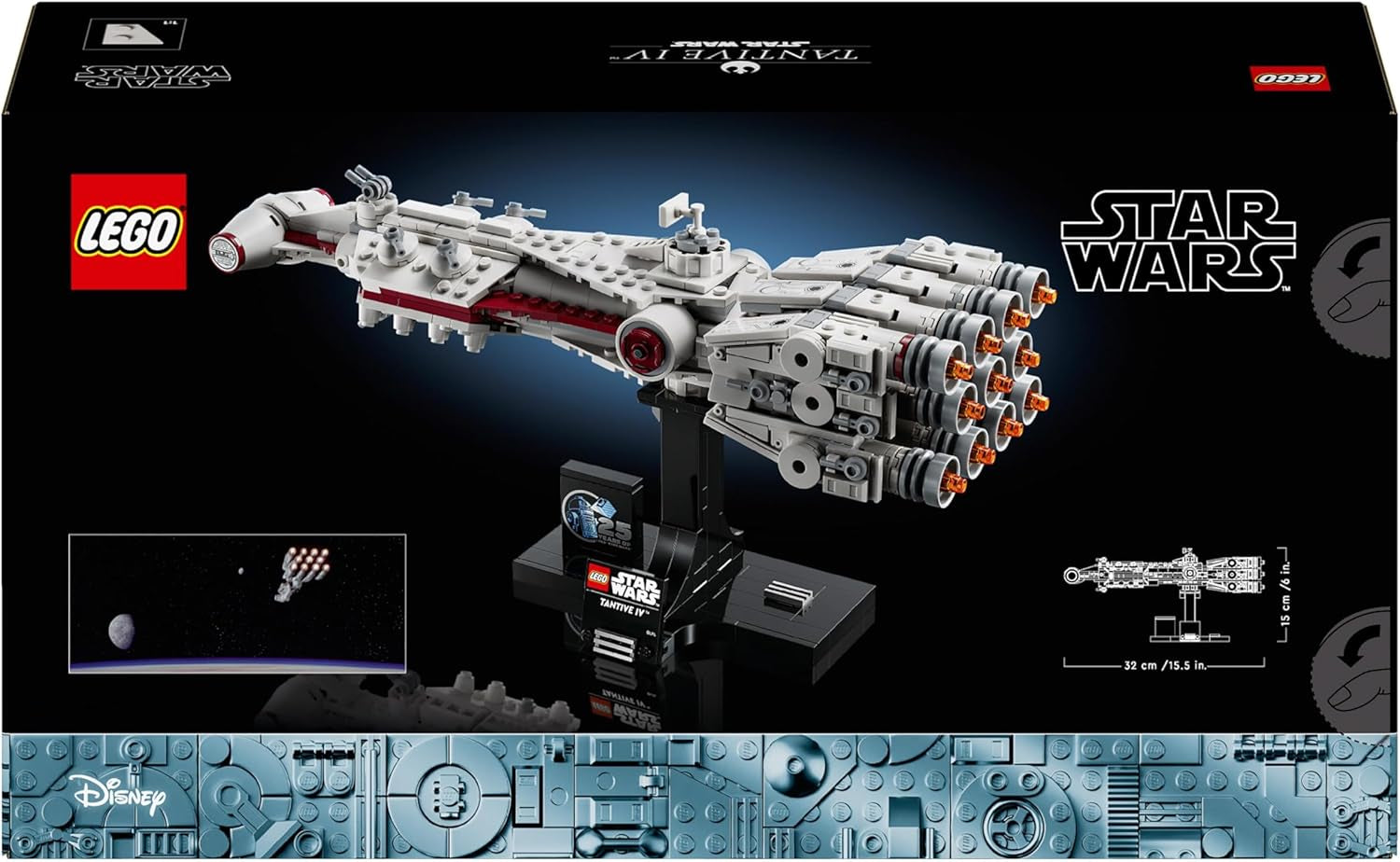 LEGO Star Wars: Tantive IV, model de navă stelară din Star Wars: O nouă speranță de construit și colecționat pentru adulți, Starfighter legendar, cadou minunat pentru fani 75376 Seturi de constructie Besuche den LEGO-Store