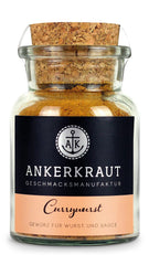 Ankerkraut Currywurst, 90g in cork glass, Gewürzmischung zum Anmischen selbstgemachter Currywurst-Sauce oder als Topping
