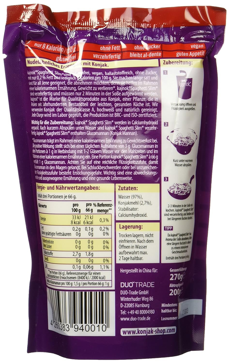 Spaghetti Slim, pack of 10