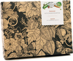 Magic Garden Seeds - Alte Erdbeersorten - Samen Geschenk Set Mit 3 Traditionellen, Köstlichen Sorten - Anzuchtset Mit Weißer Erdbeere, Roter Monatserdbeere Und Walderdbeere