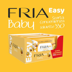 Easy Baby Wet Wipes with Aloe Vera and Honey Extract Skin Moisturizer, Dermatologically Tested, 330 Wipes Pack