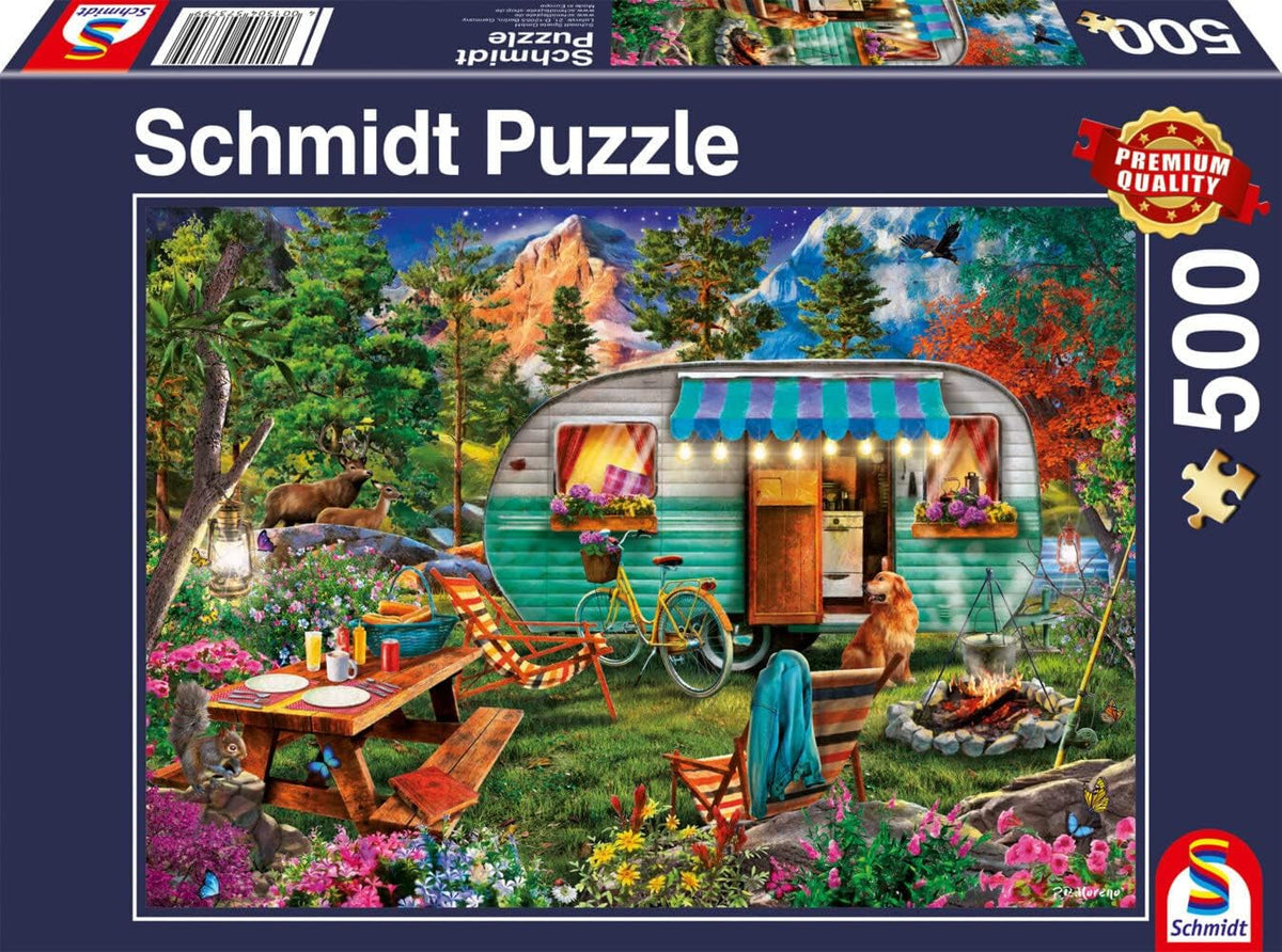 Schmidt Spiele 57379 Camper Romance, puzzle jigsaw 500 piese Puzzle Naty Shop Titlu implicit