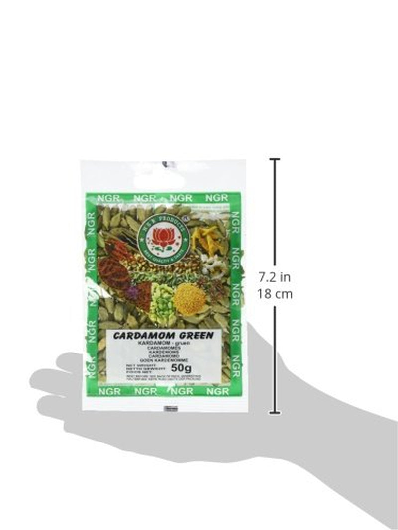 Cardamom, green, whole, 50g (1 x 50g Packung)