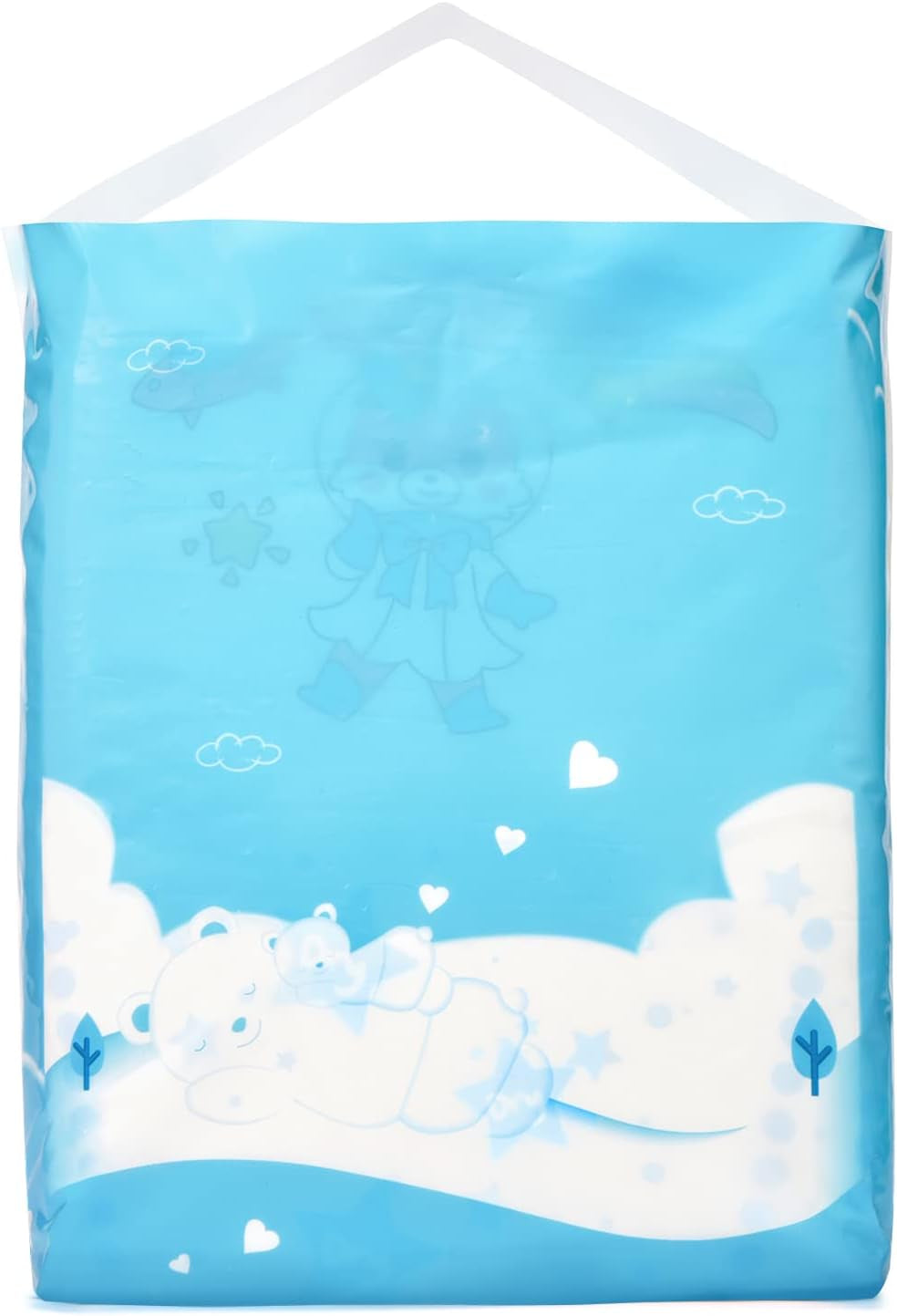 Adult Printed Diapers 5500-5800ml 2 Pack, 3 Prints Random Assortment - Astro Babies (L)