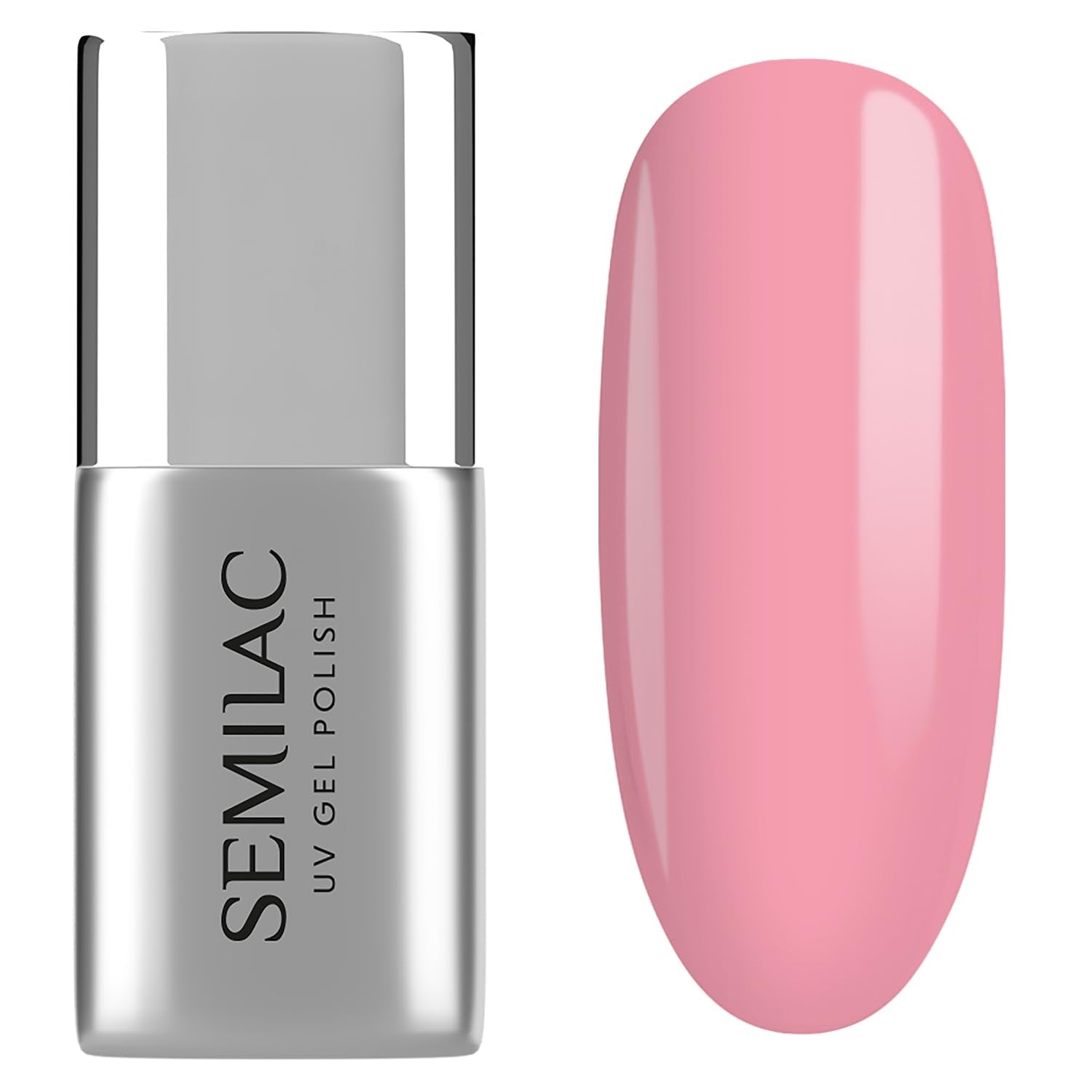 Semilac Pure&Clean UV nail polish base 7 ml – Self-leveling hybrid base for sensitive nails