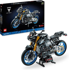 LEGO 42159 Technic Yamaha MT-10 SP Motorcycle Model Kit for Adults, Authentic 4-Cylinder Engine Vehicle Model, Functional Steering and Ar App, Gift for Men and Women Building Kits Besuche den LEGO-Store Technic Yamaha