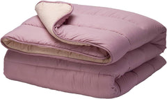 Pikolin Home - Reversible duvet 300 G - Two-tone Nordic filling - For bed 90 - comfortable, warm, breathable, green, 150 X 220 cm Duvets and quilts Naty Shop Violet Pillow 100/105 - 180 X 260 Cm