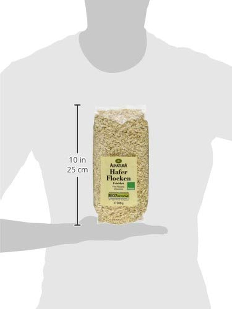 Organic oatmeal, small flakes, 500g (1 pack)